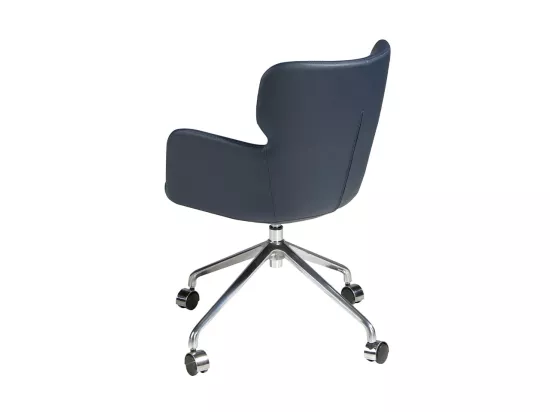 Chaise de bureau pivotante bleue 4110 ANGEL CERDA