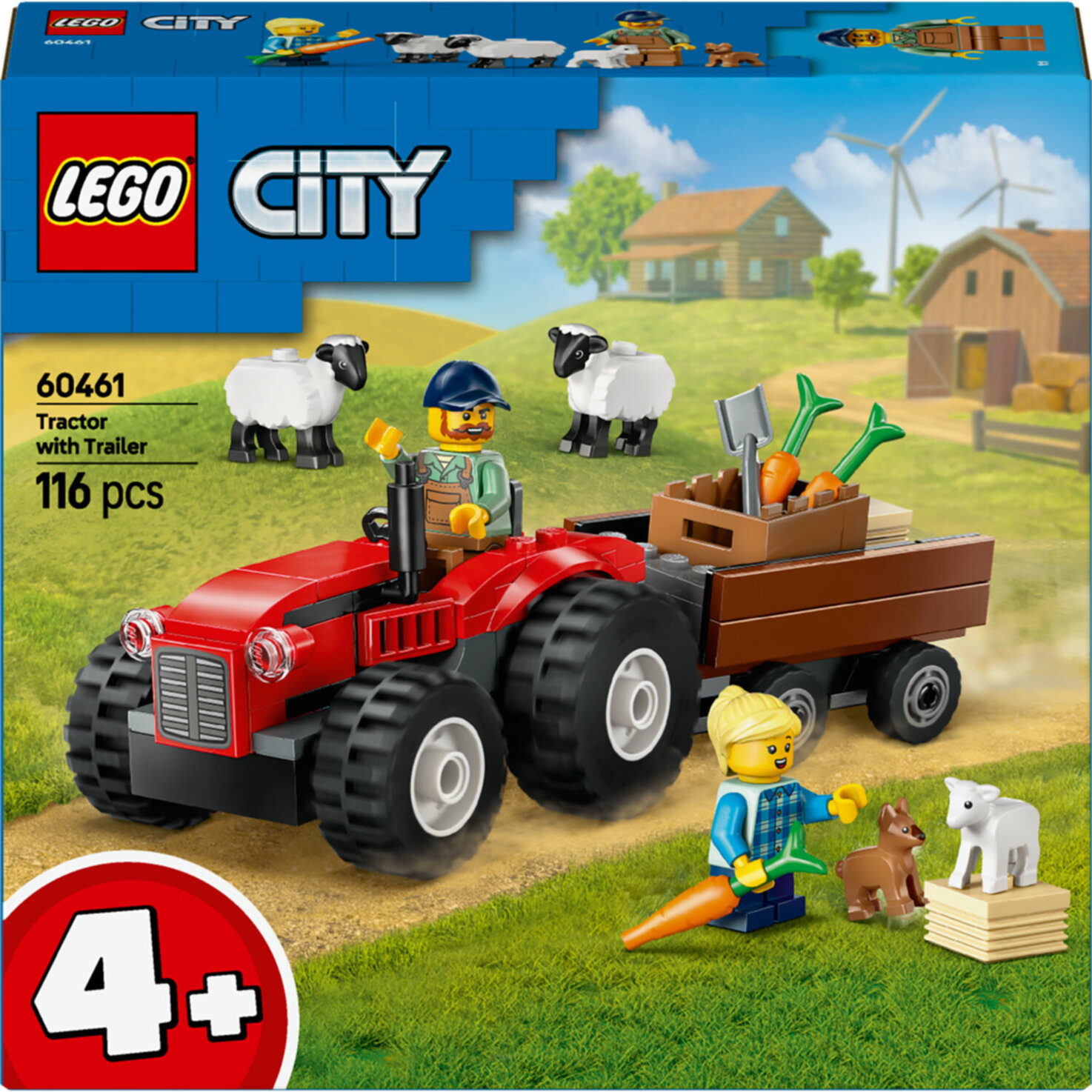 LEGO® City 60461 Traktor mit Anhänger 4+ Jahren