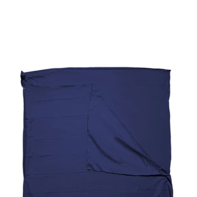 Sovepose Rejse 115x 210 cm Pude Tæppe (blå)