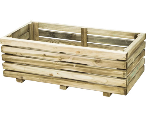 Siena Garden Ella plantenbak, 80 x 40 x 28 cm, natuurlijk hout