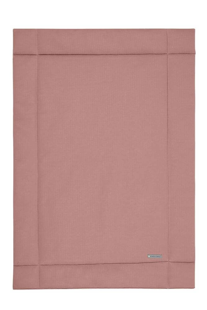 Frottee-Krabbeldecke Gr. 100/135, cranberry