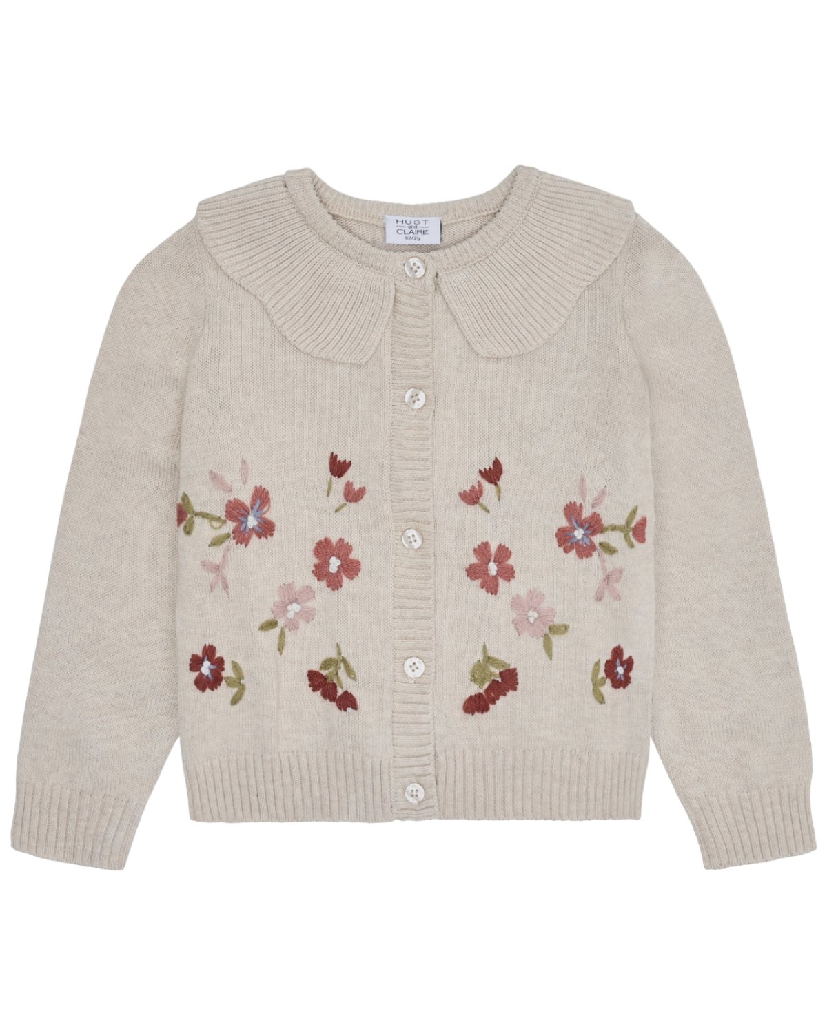 Cardigan – Øko Bomull | 12376 HCCamilia flower emb