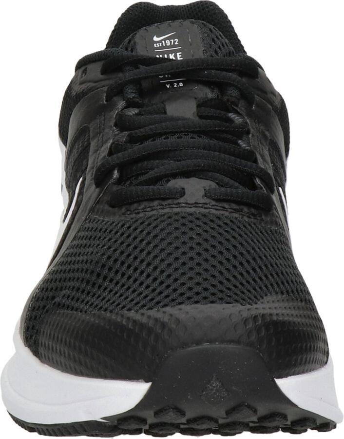 Nike Run Swift 2 nen Sportschoenen Black White-Dk Smoke Grey