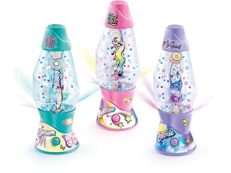 Canal Toys Bastelset Mini Lava Lamp DIY assortiert Komplettes Set zur Herstellung einer Lampe