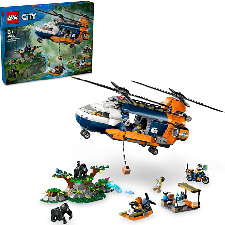 LEGO City Jungleeventyr – helikopter og ekspeditionsbase 60437