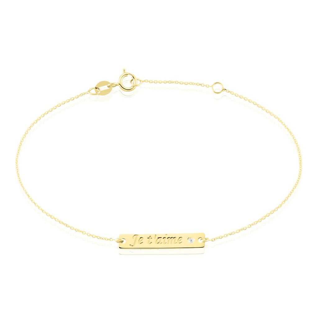 Bracelet Or Jaune Xaverianne Oxyde