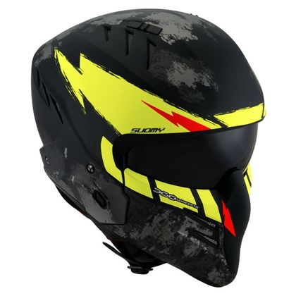 Casque Suomy ARMOR - HI VOLT - Noir / Jaune