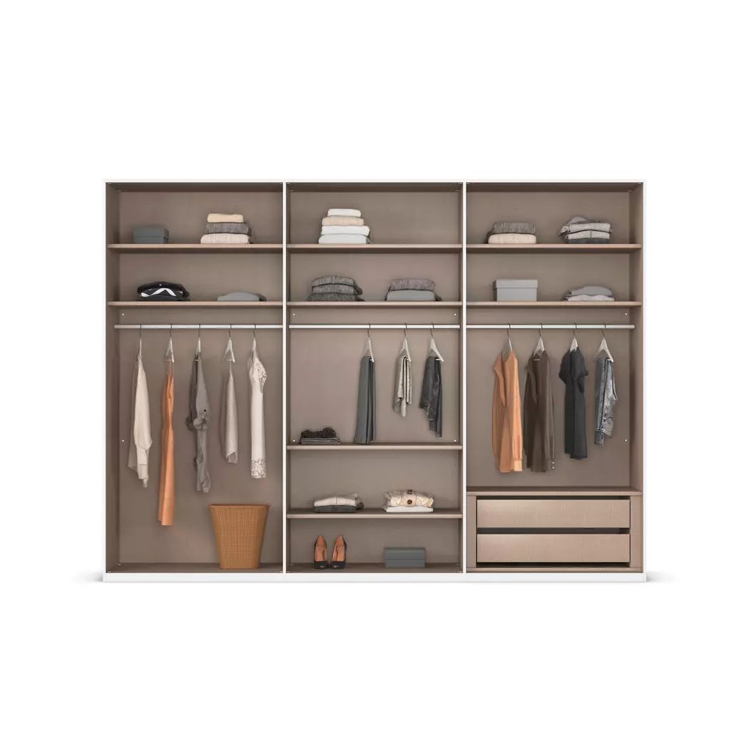 Kleiderschrank Juveo 301 x 223 cm