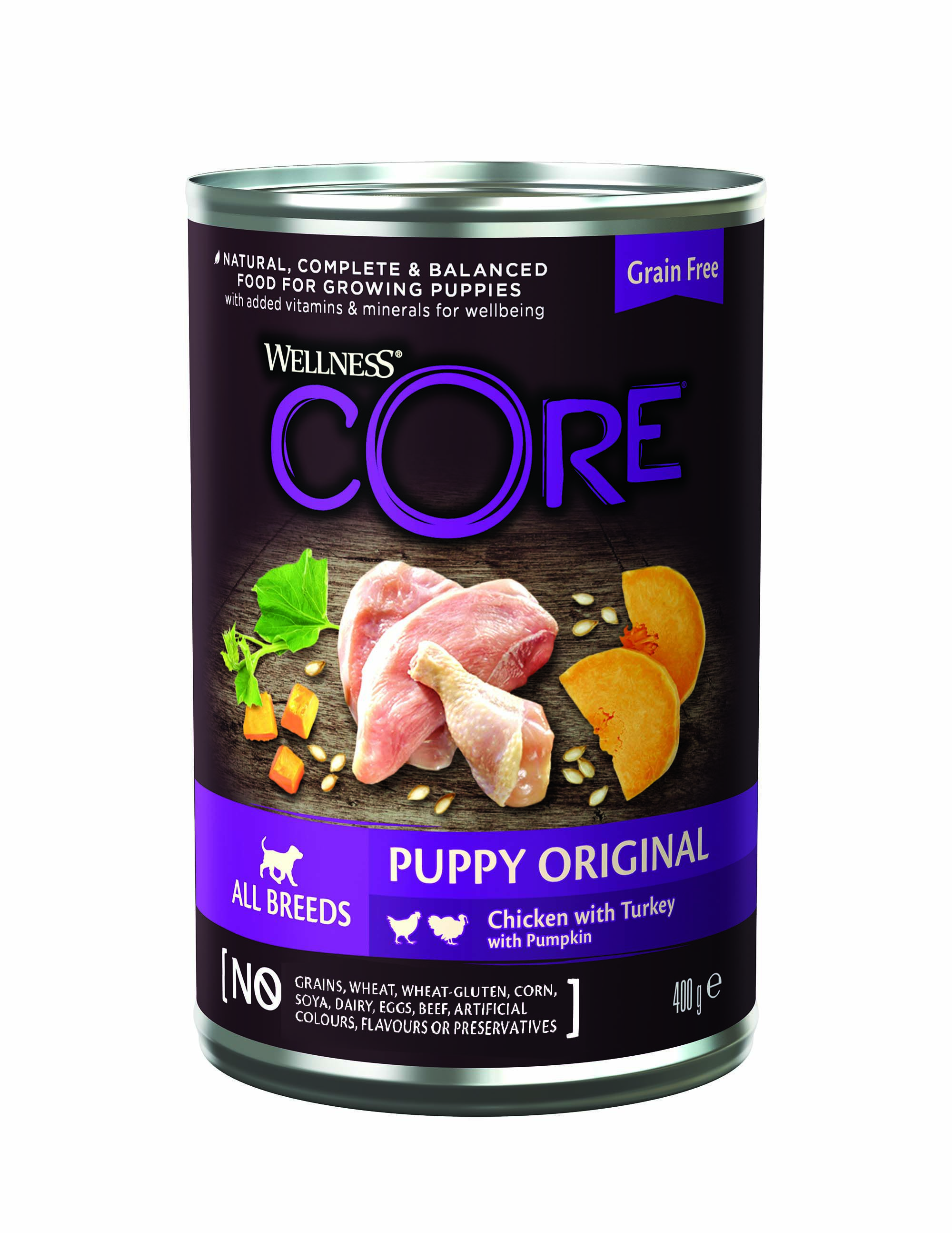 Wellness CORE Puppy Original All Breeds - Hondenvoer - 400 Gram - kalkoen, kip