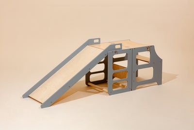 Duck Woodworks Sklie til Sammenleggbar Læringstårn, Grå