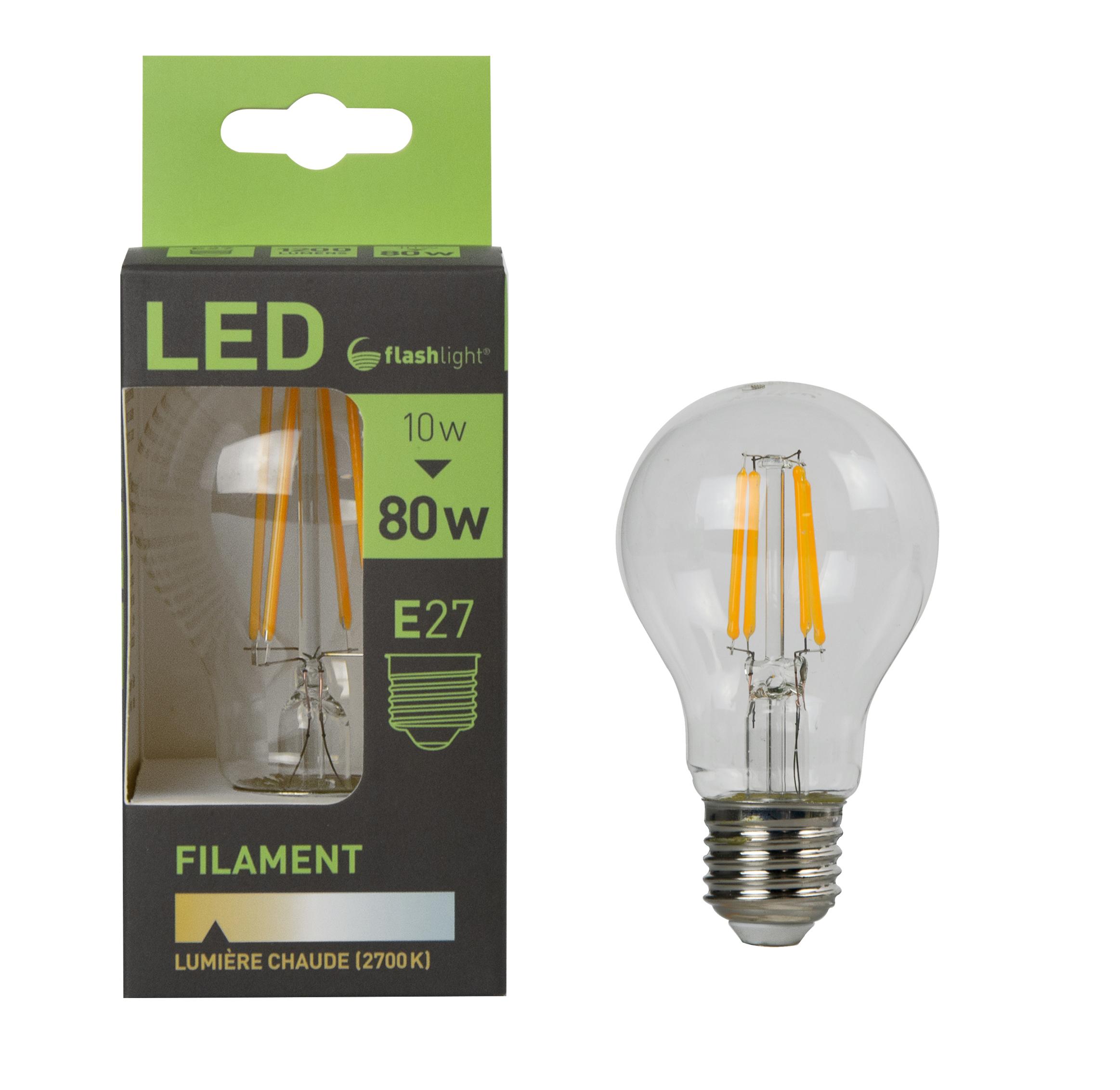 AMPOULE LED 4 FILAMENTS E27 10W