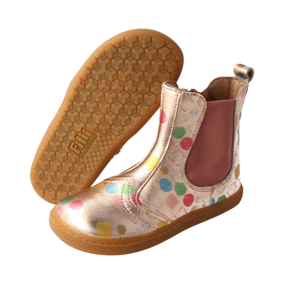 ML4110-66 multi. rose CHELSEA-CITY nappa leather zipper Weite/M