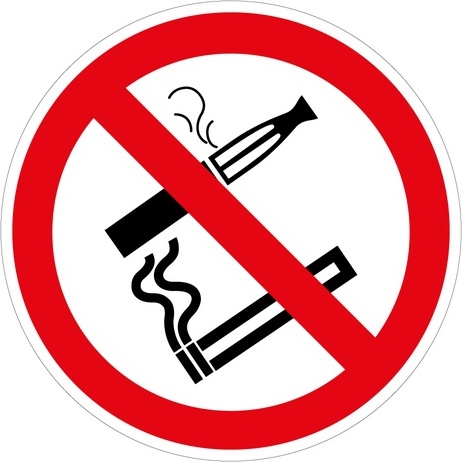 Signalétique d'interdiction - Interdiction de fumer et vapoter