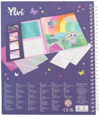 Ylvi & The Minimoomis Stick & Shine Fargeleggingsbok (Field Unset)