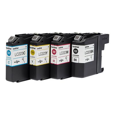 Brother LC223 - Pack de 4 - noir, cyan, magenta, jaune - cartouche d'encre originale