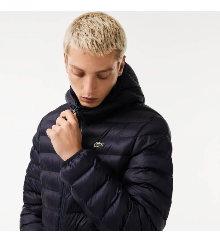 Jaqueta Lacoste Basic Acolchoada Azul Marinho