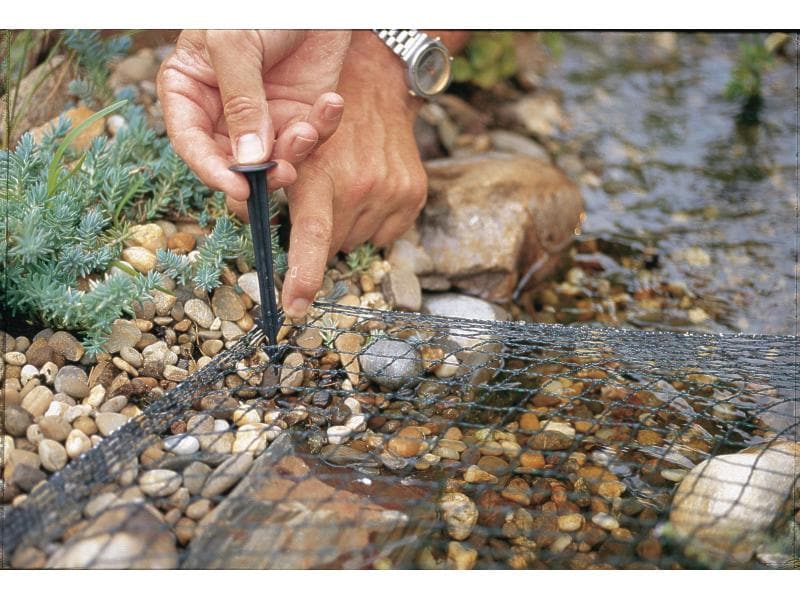 OASE Laubschutznetz 3 x 4 m Hohe Wasserqualität ohne Schlamm und Faulgas