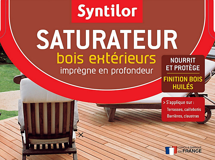 Saturateur extérieur bois s incolore Syntilor 2,5L