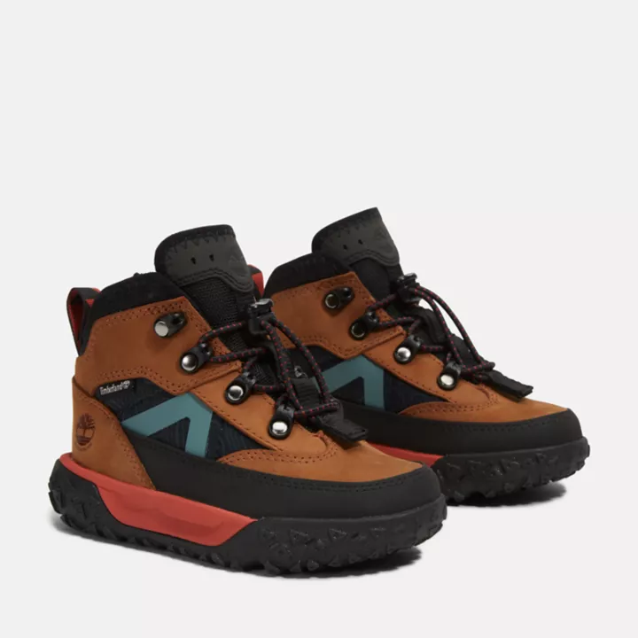 Chaussure imperméable Greenstride Motion 6 pour tout-petit en marron clair