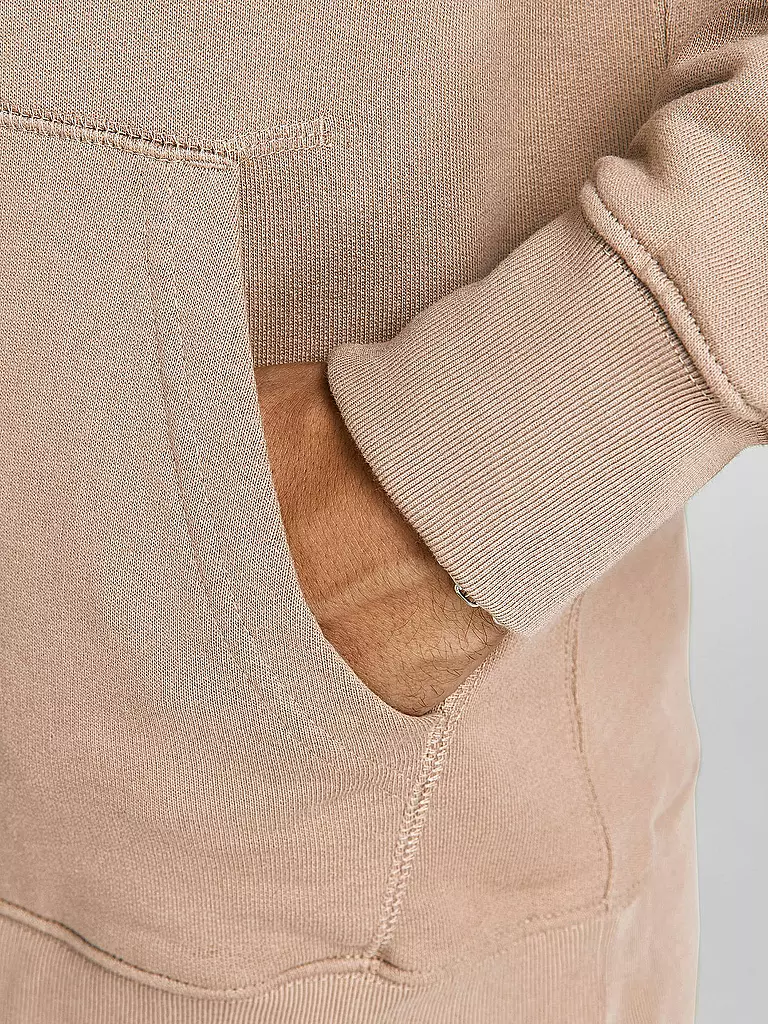 JACK & JONES Kapuzensweater - Hoodie JJEORGANIC  beige