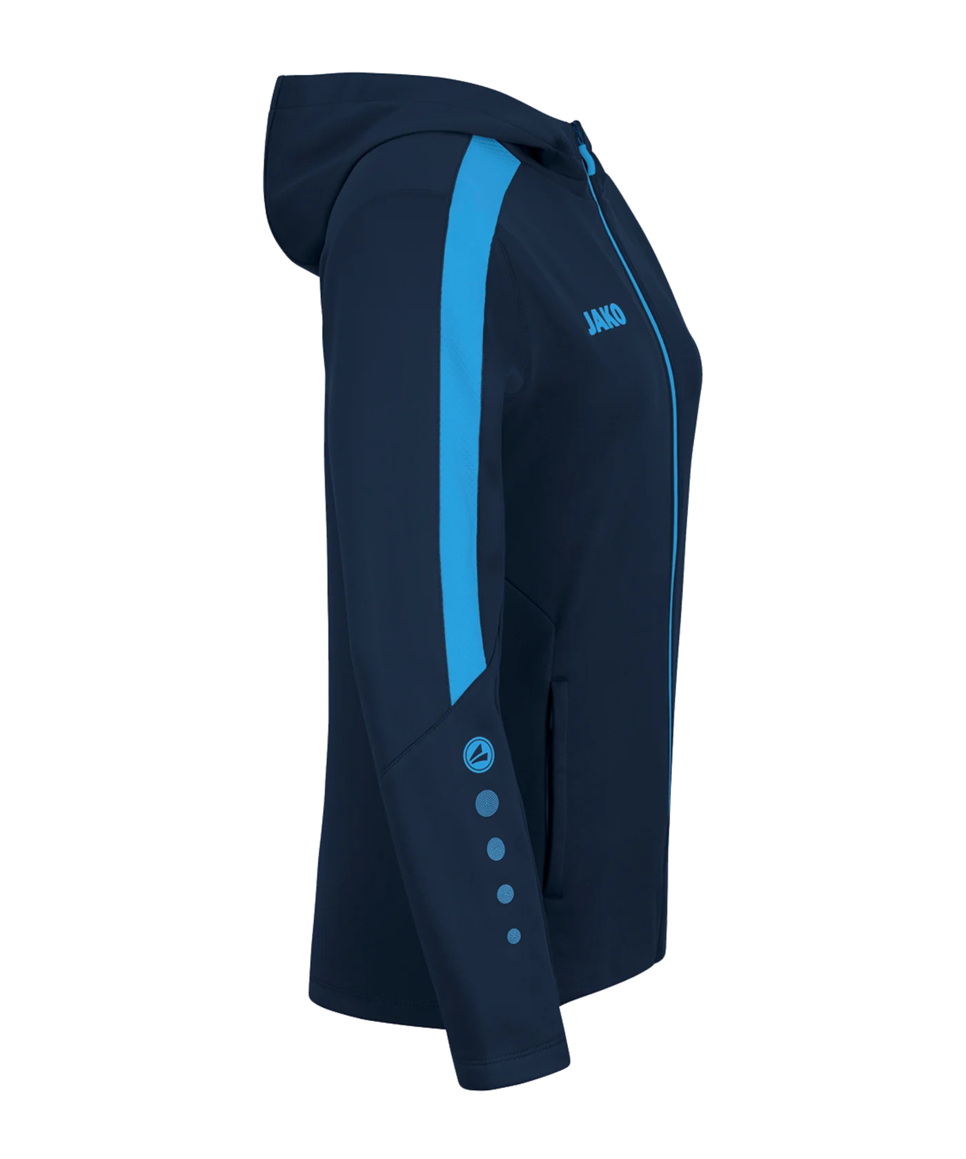 JAKO Power Kapuzenjacke Damen Blau F910