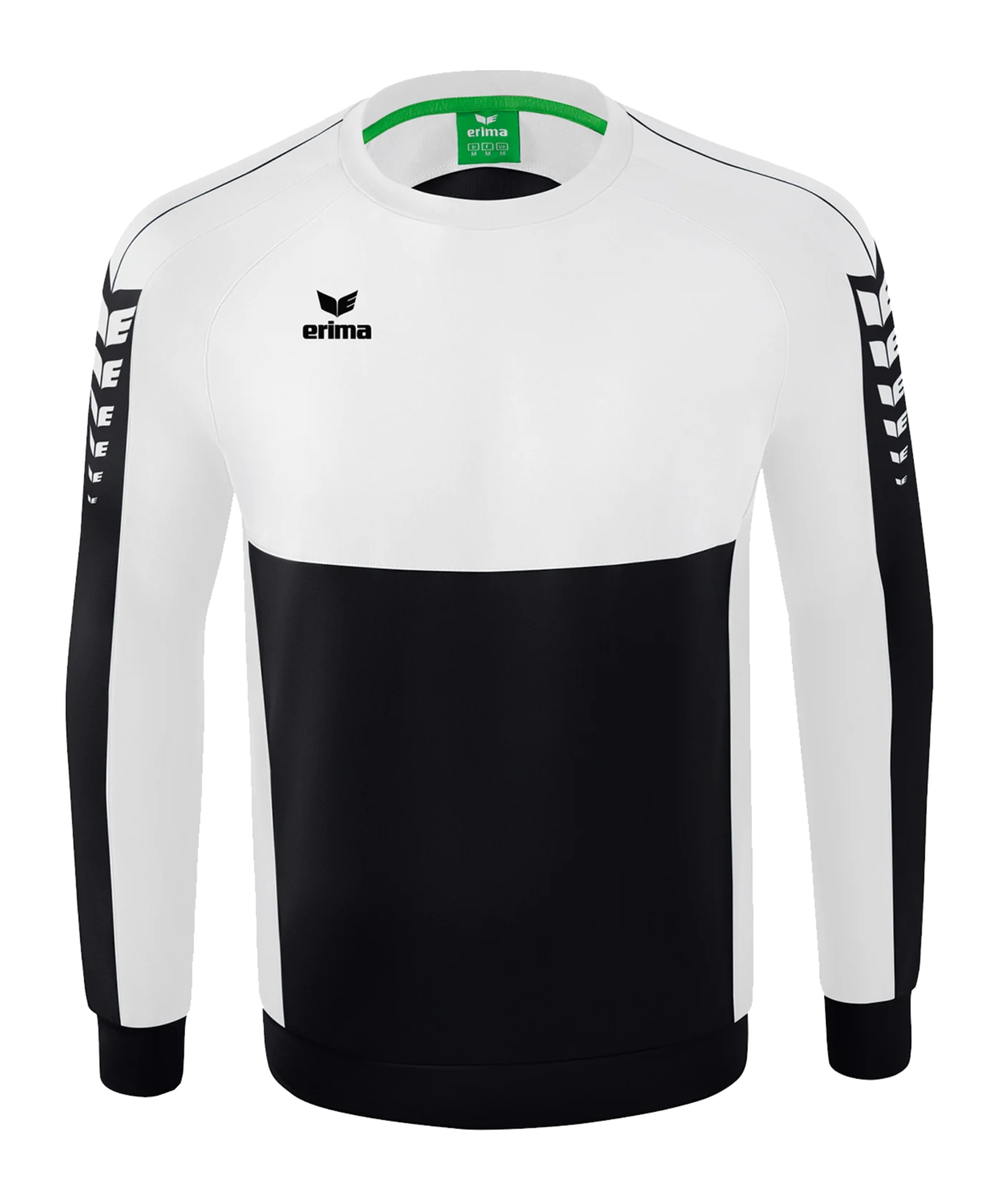Erima Six Wings Sweatshirt Schwarz Weiss