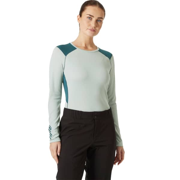 T-shirt thermique HELLY HANSEN W LIFA ACTIVE CREW GREEN