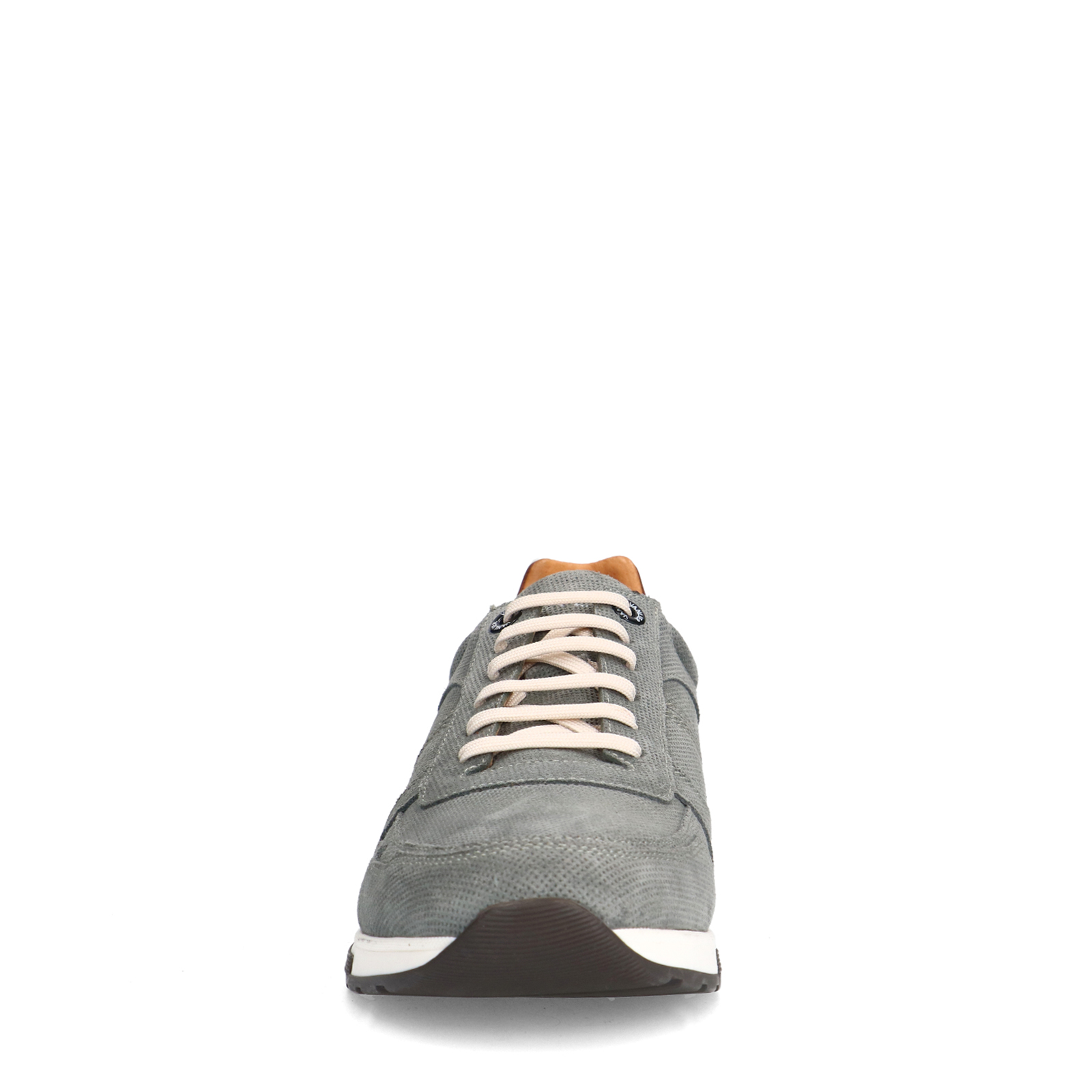 Grijze suède sneakers