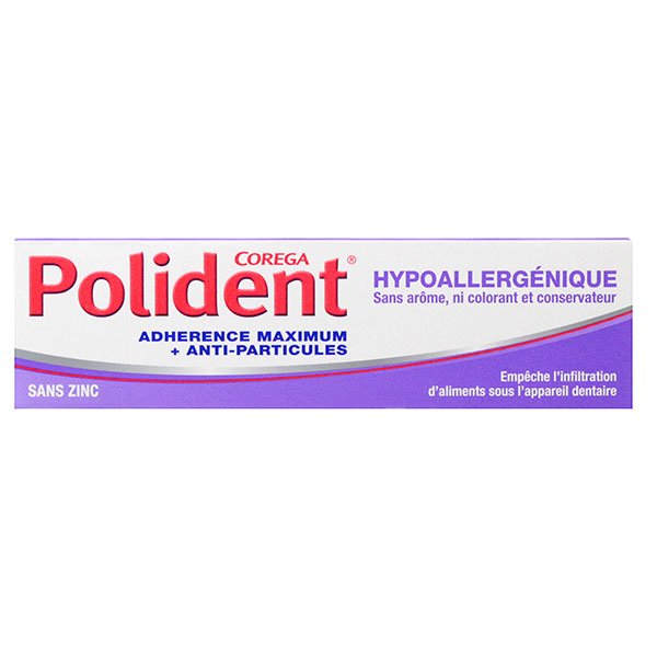 Crème fixative hypoallergénique 40g