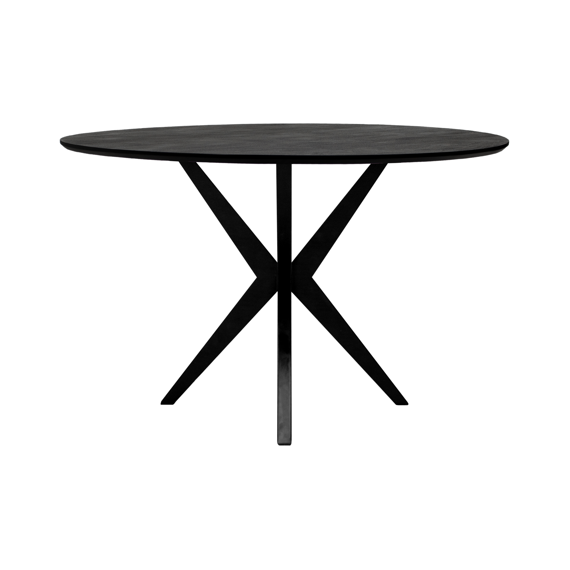 Kick tafel Havard - rond 120cm zwart