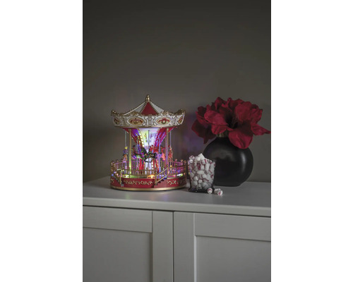 LED-landschap kindercarrousel Konstsmide lichtkleur veelkleurig