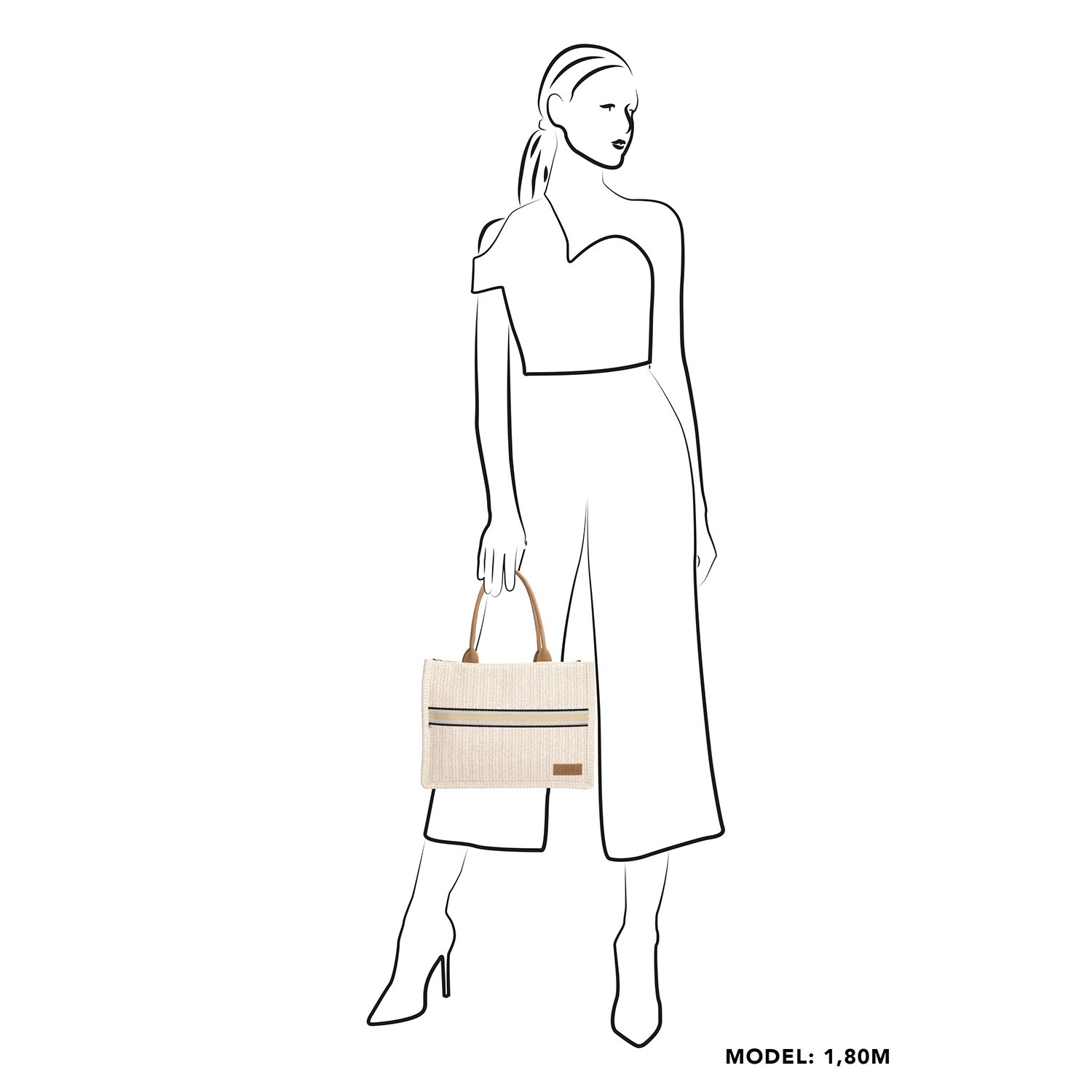 Zebra Trends Natural Bags Schoudertas licht natuur