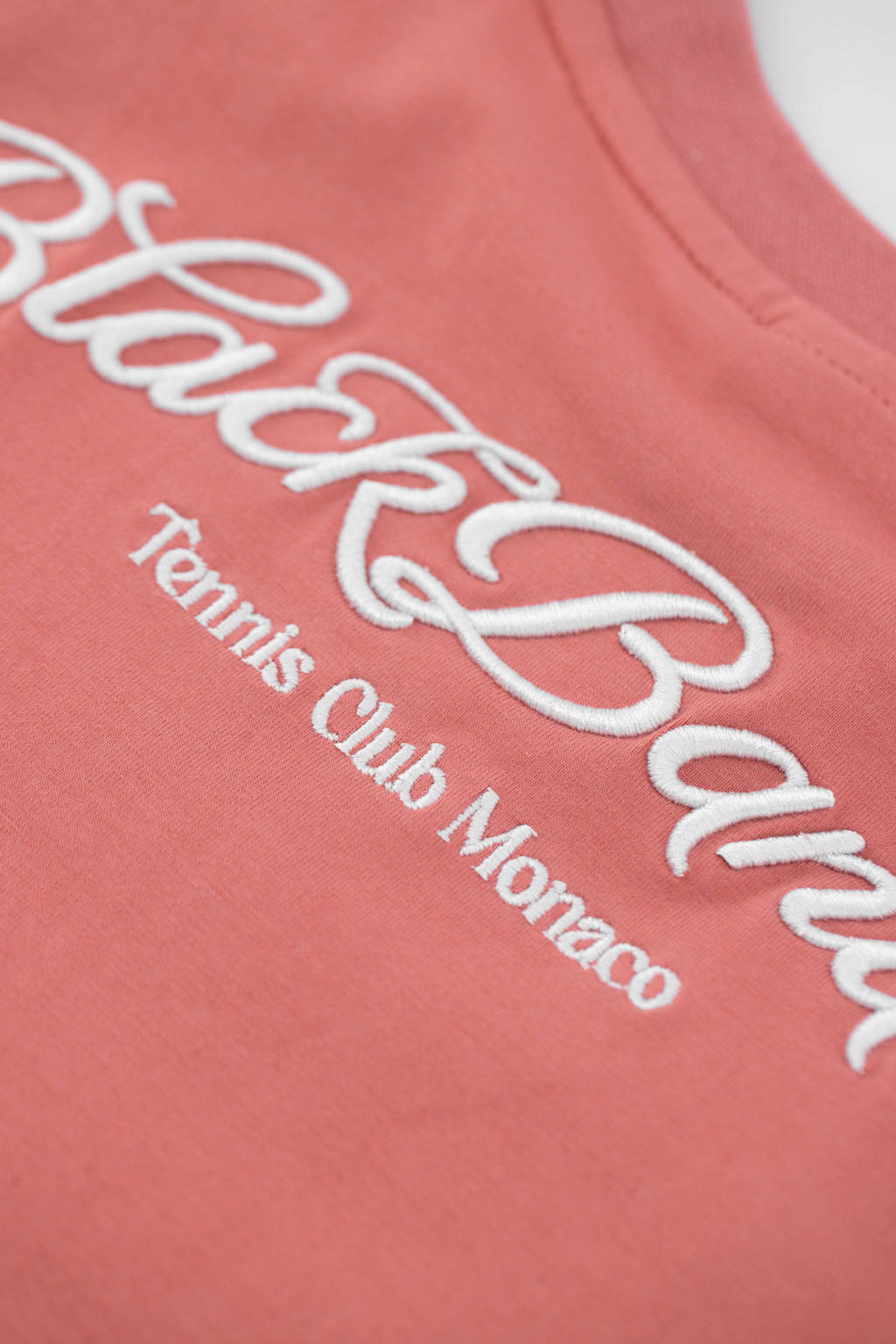 BLACK BANANAS T-shirt met printopdruk zalm