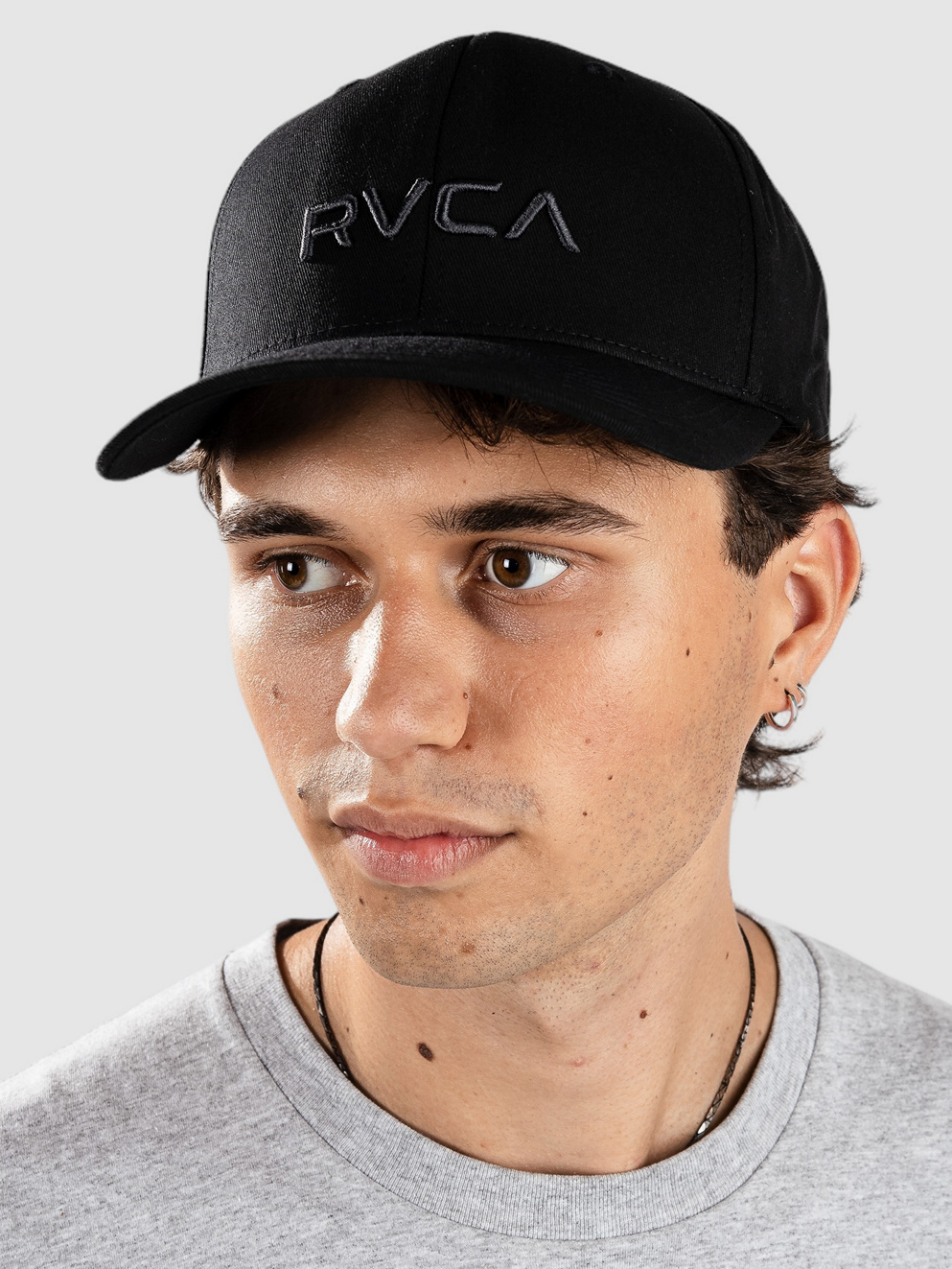 RVCA Flex Fit Cap black