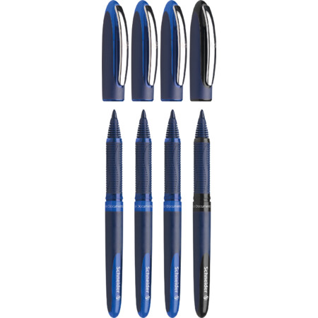 Schneider One Business Etui 3+1 gratis Tintenroller - 0.6 mm