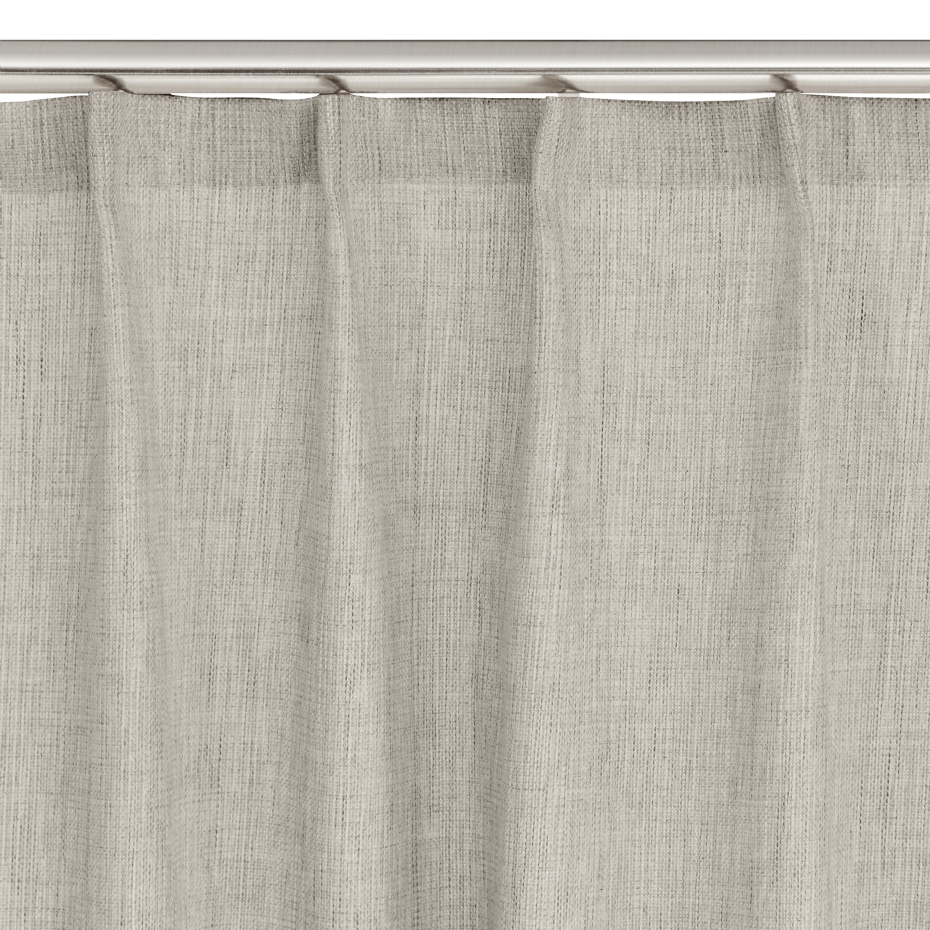 GREGORIO Fertigvorhang blickdicht - Grau / B: 150.0 cm x H: 270.0 cm