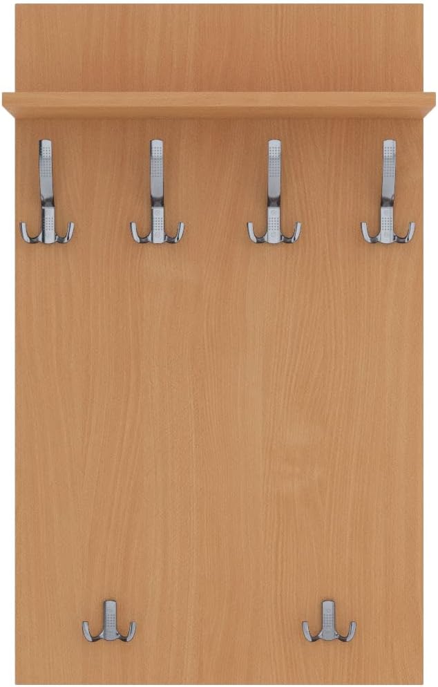 AKKE Garderobenpaneel Wandgarderobe Mit Ablage Wandpaneel Garderobe PVC Maxi Caravaggio 100cm x 60 cm