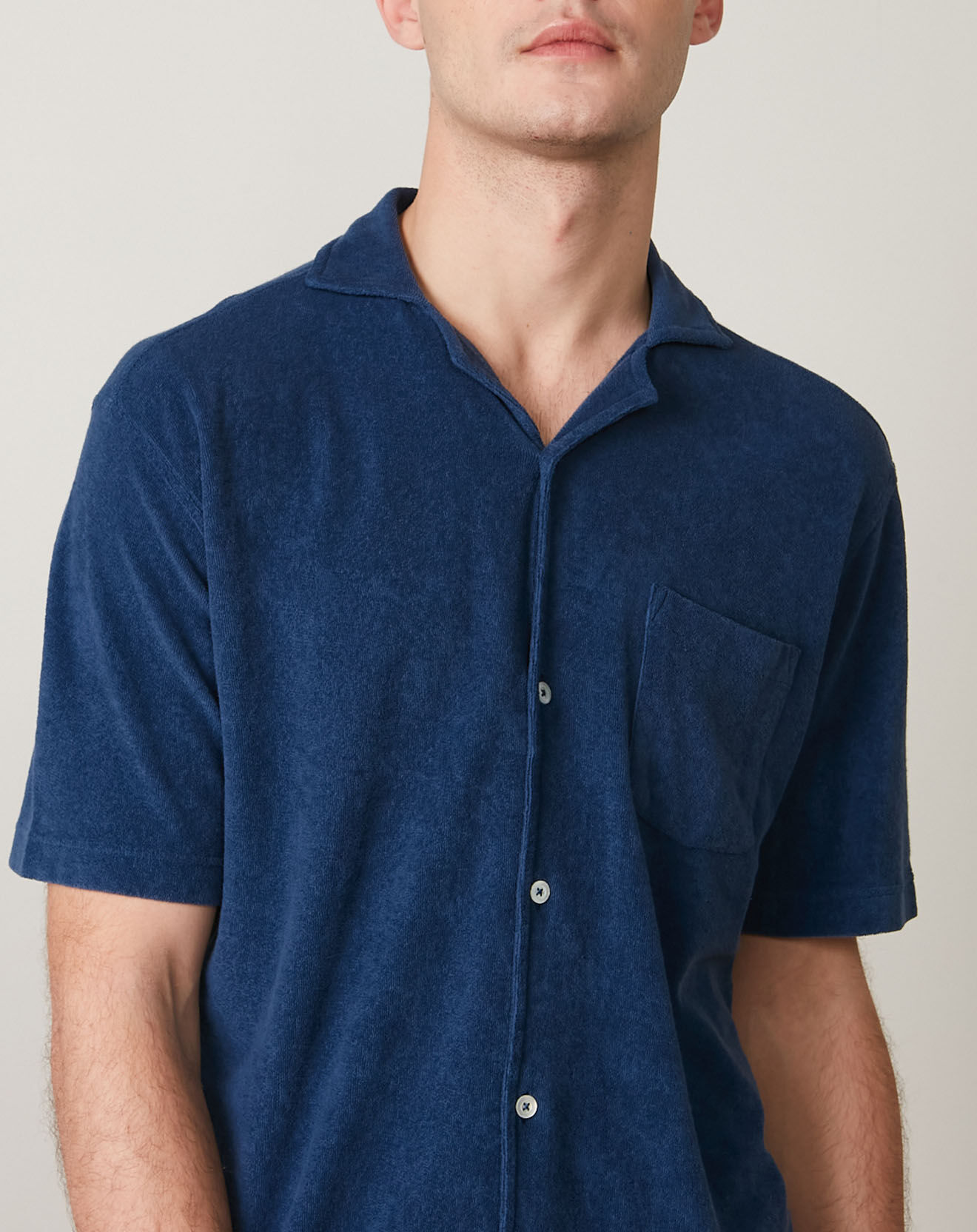 Hartford Polo chemise en Eponge pétrole