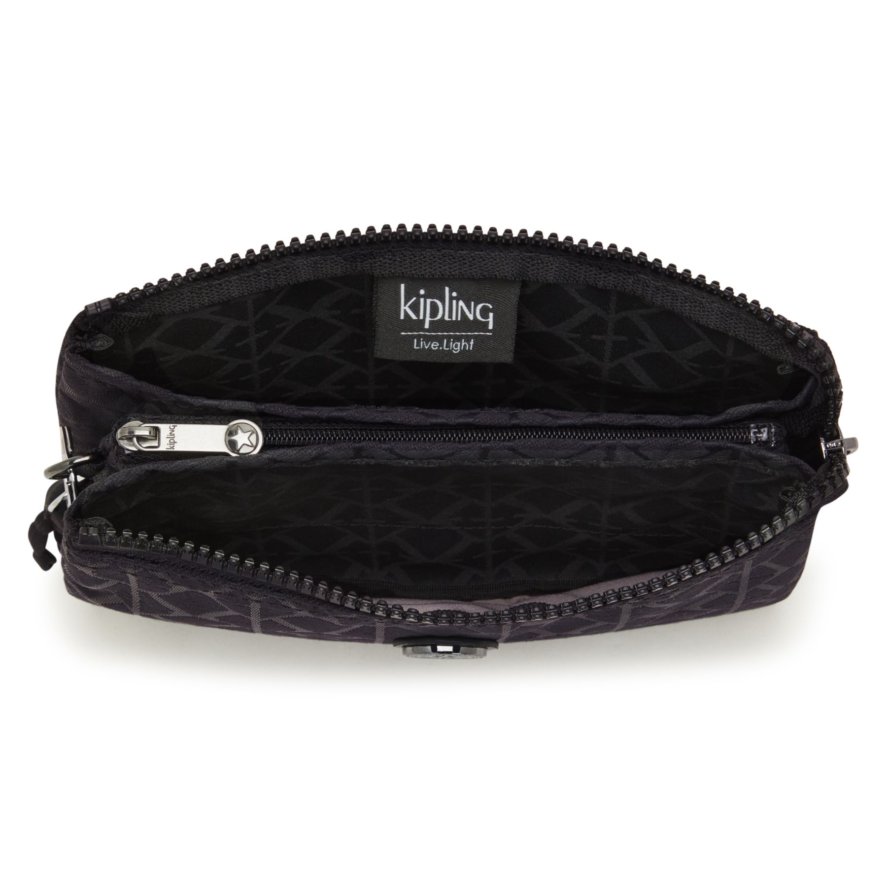 CREATIVITY L Grande pochette multi-usage avec 3 poches - Signature Black QVC