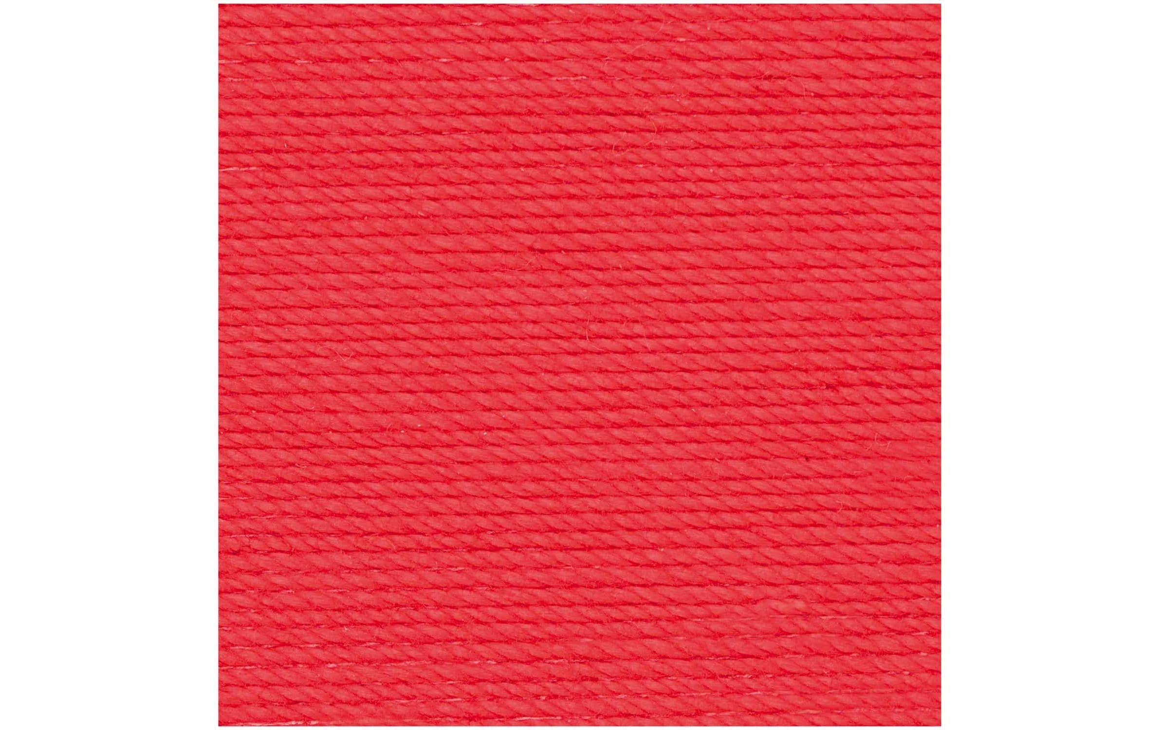 Häkel- und Strickgarn Essentials Crochet 50 g, RotHäkelgarn für kreative Projekte