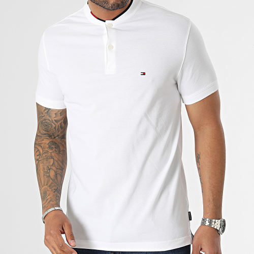 Polo Manches Courtes Mao Collar Logo 0765 Beige Clair