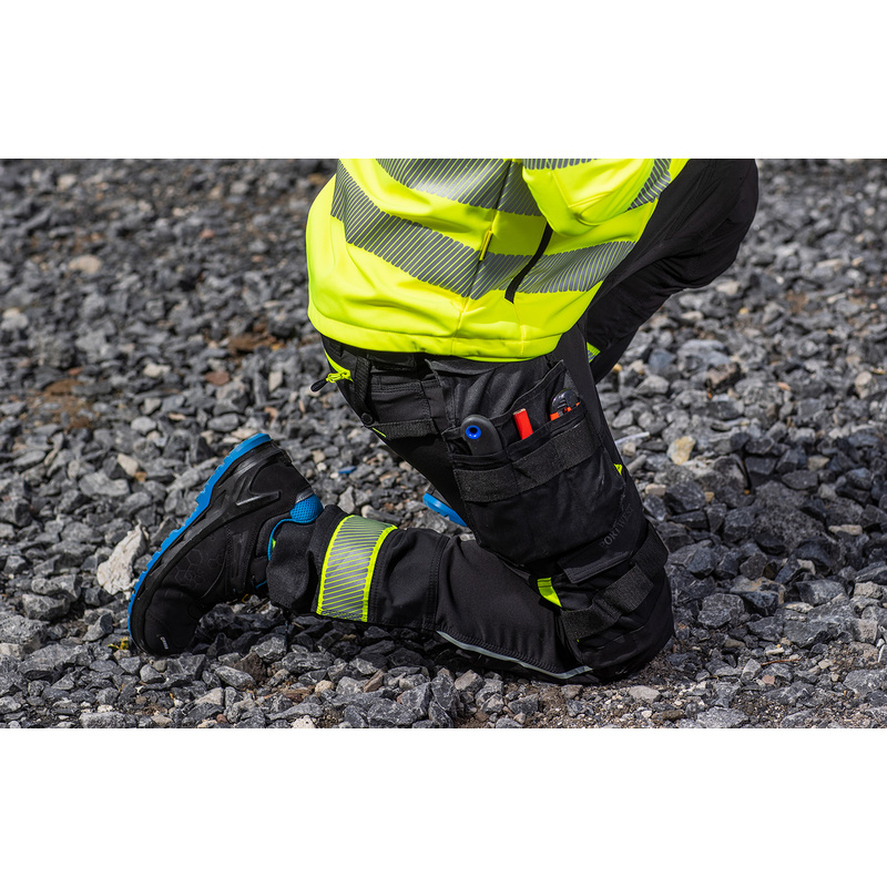 Portwest DX4 stretch werkbroek met afneembare holsterzakken + gratis kniestukken 48 zwart
