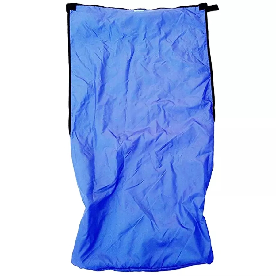 (112x72cm) Wasserfeste Rollstuhl Outdoor Winter Decke Fleece Wärmesack für Rollstuhlfahrer - Blau