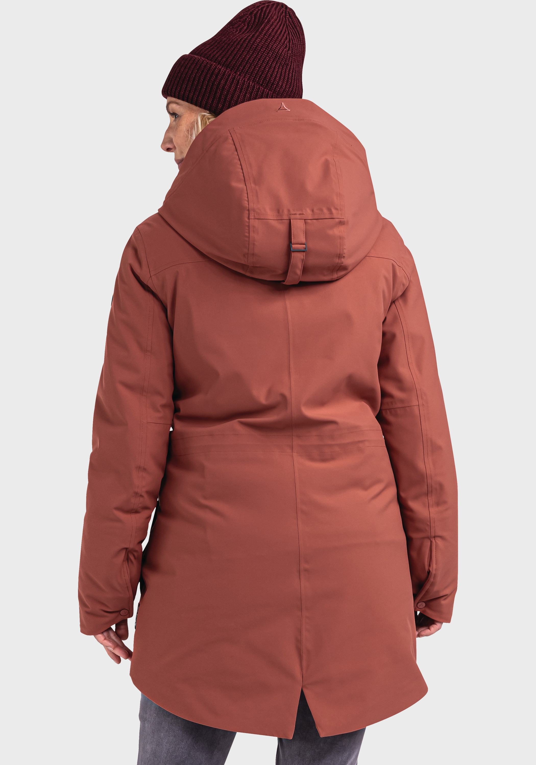 Schöffel Langjacke »Ins. Parka Rotterdam L« mit Kapuze