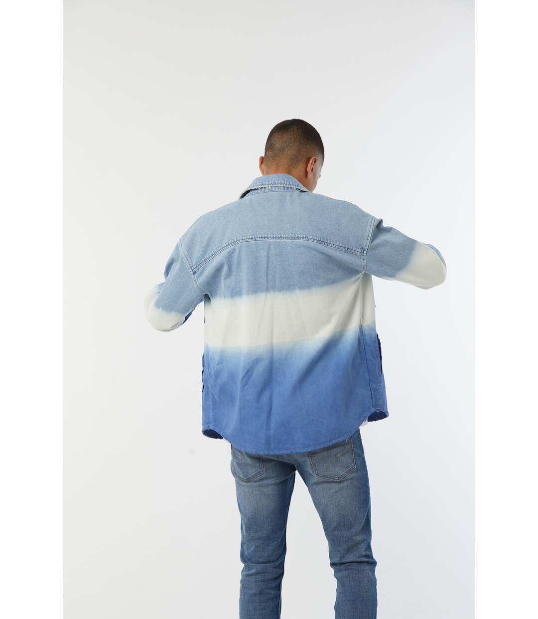 Veste manches longues coton over shirt FINEA