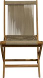 Klapstoel Teak Rope-Taupe