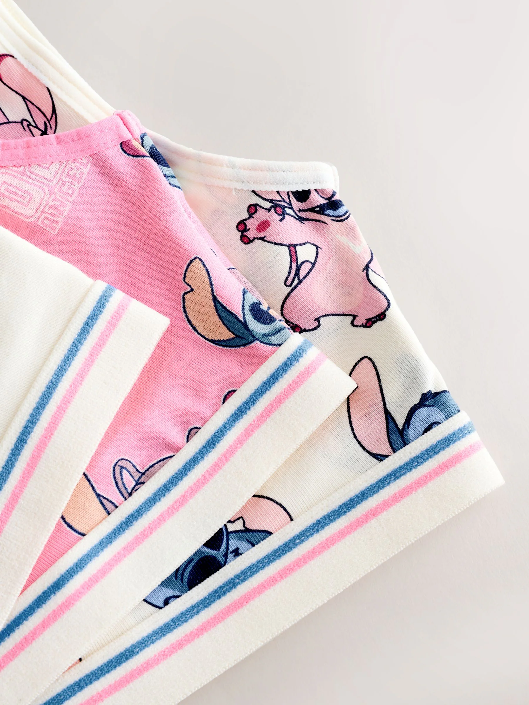 Blauw - Lilo And Stitch Disney Cropped Tops 3 Stuks (5-16jr)