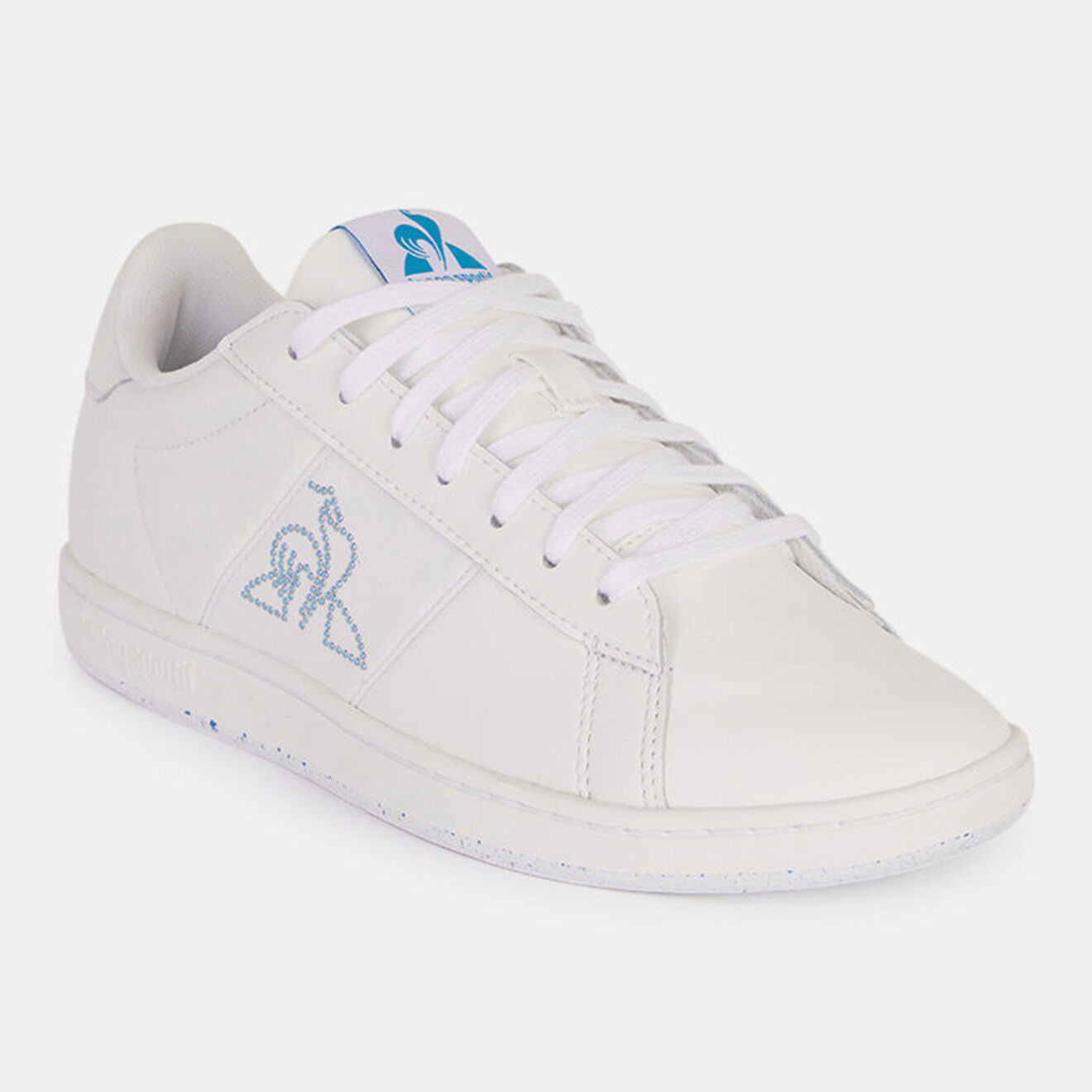 Le Coq Sportif Baskets en Cuir Courtmatch blanches
