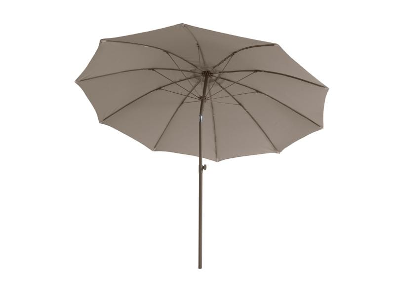 COCON Sonnenschirm TR-004, Ø 270 cm, Push-up, Taupe Must-Have an heissen Sommertagen