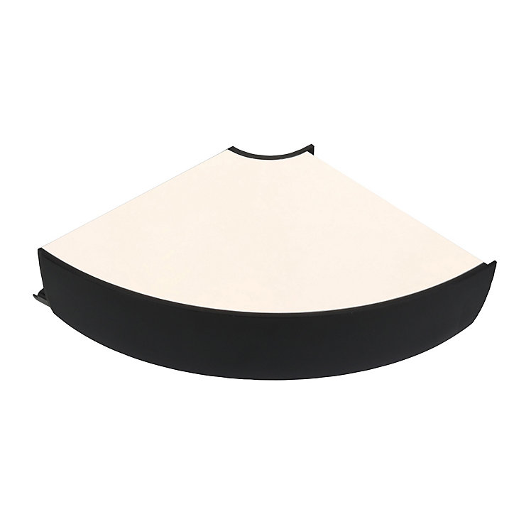 Réglette sous meuble angle Ingstad LED intégrée variation de blancs IP20 240lm 3W dimmable L.11xH.4,7xP.12cm noir GoodHome